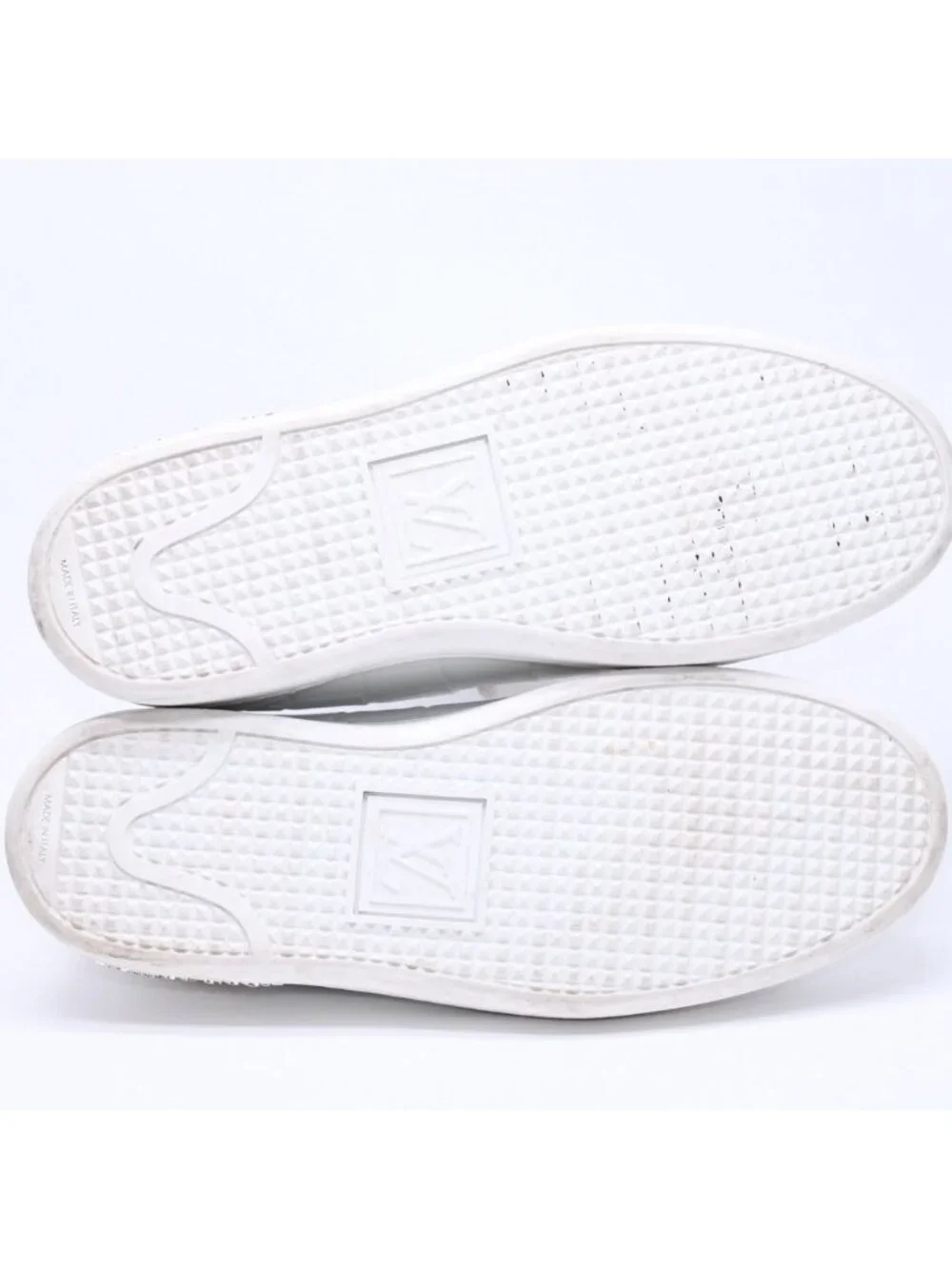 Louis Vuitton Sneakers White Ivory Gold 2/1